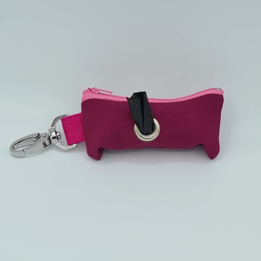 Kotbeutelspender in Himbeerpink